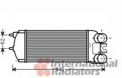 VAN WEZEL 09004269 -  Интеркулер
